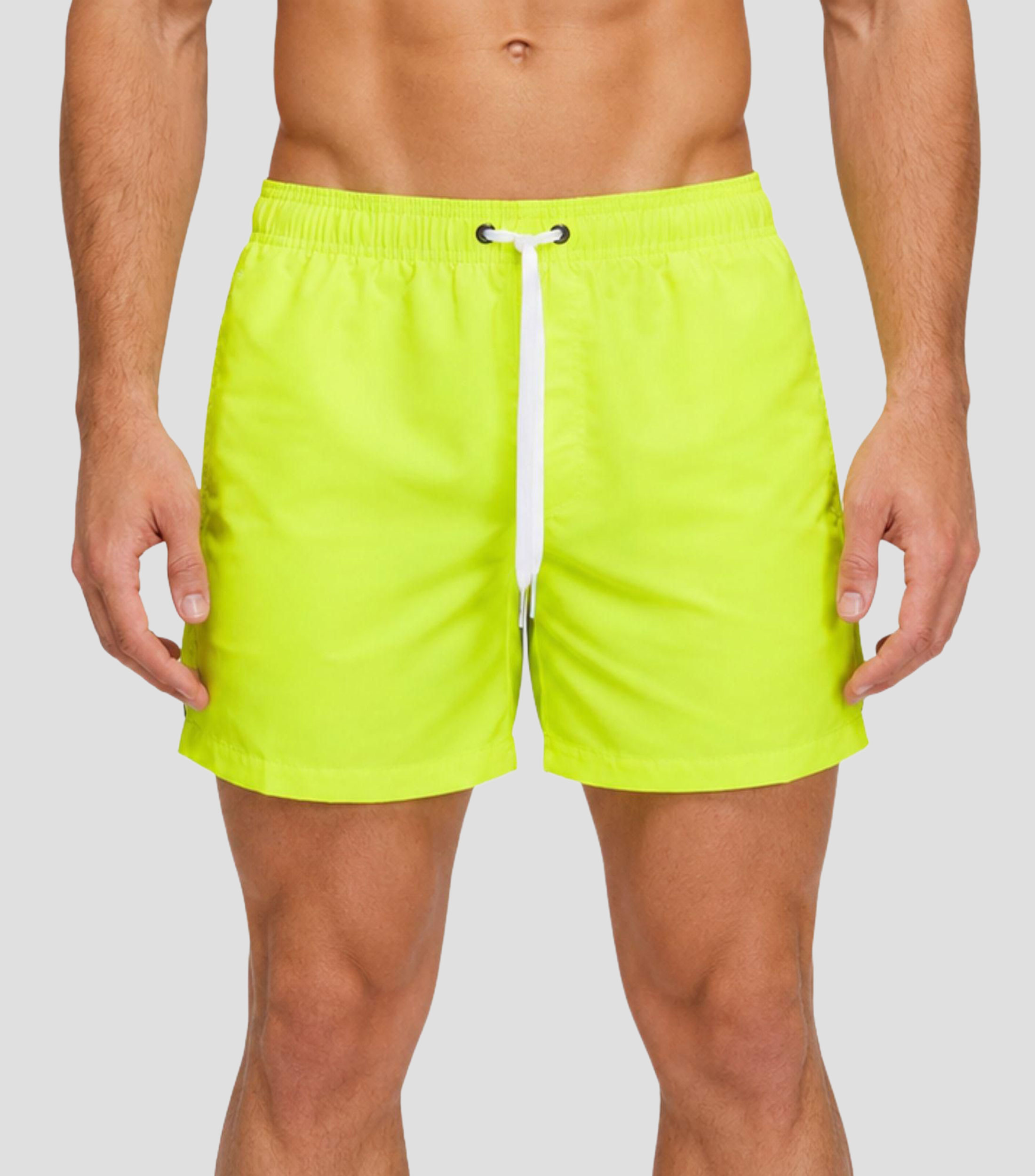 Traje de baño corto liso Hombre